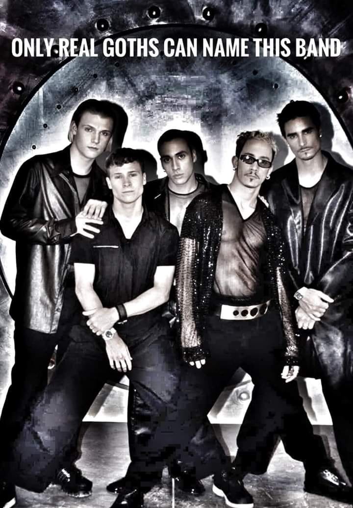 Goth Meme: Backstreet Boys